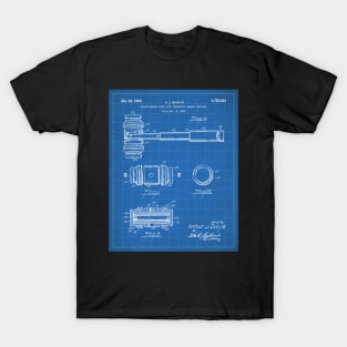 Judge Gavel Patent - Lawyer Art - Blueprint T-Shirt